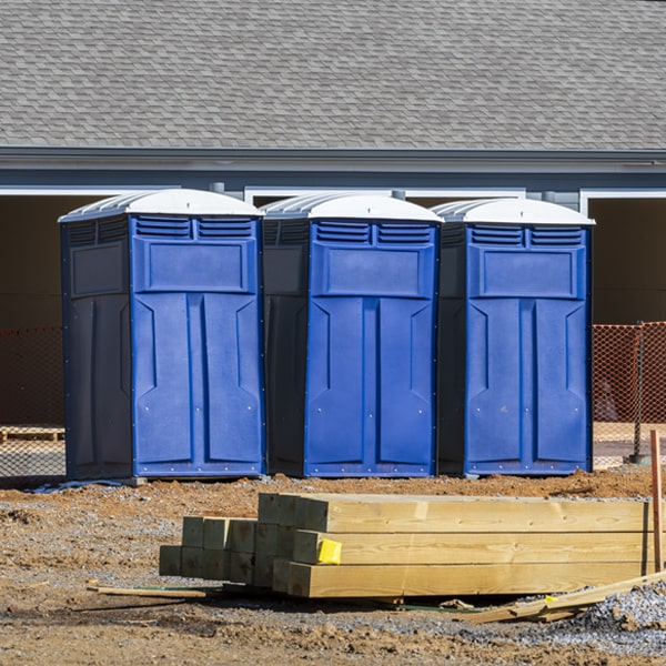 how do you ensure the portable restrooms are secure and safe from vandalism during an event in Macy